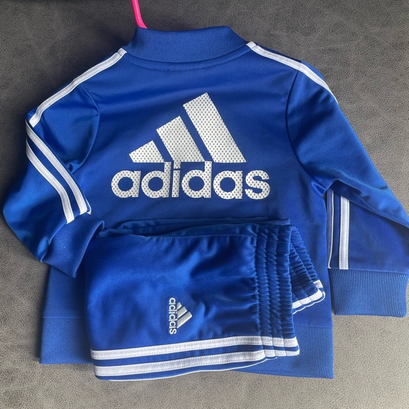 Blue Adidas Jogger Outfit 12m - Picture 2 of 4